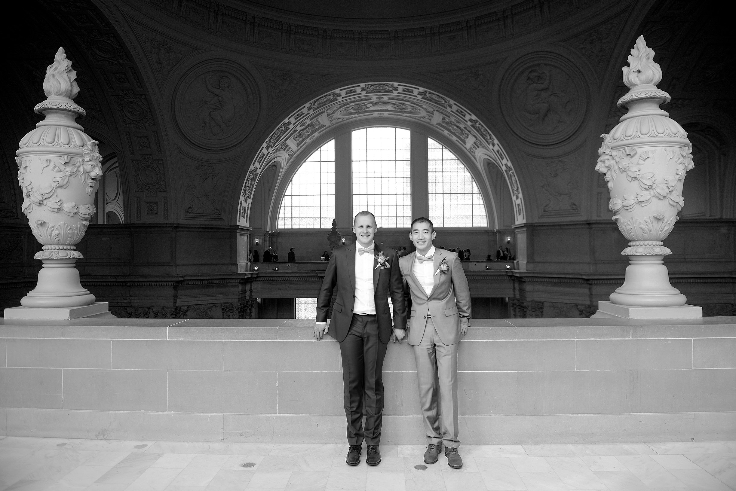 Wedding - Zhibo and Mathias City Hall, Baker's Beach, Fort Point, Palace of Fine Arts, San Francisco, CA 1