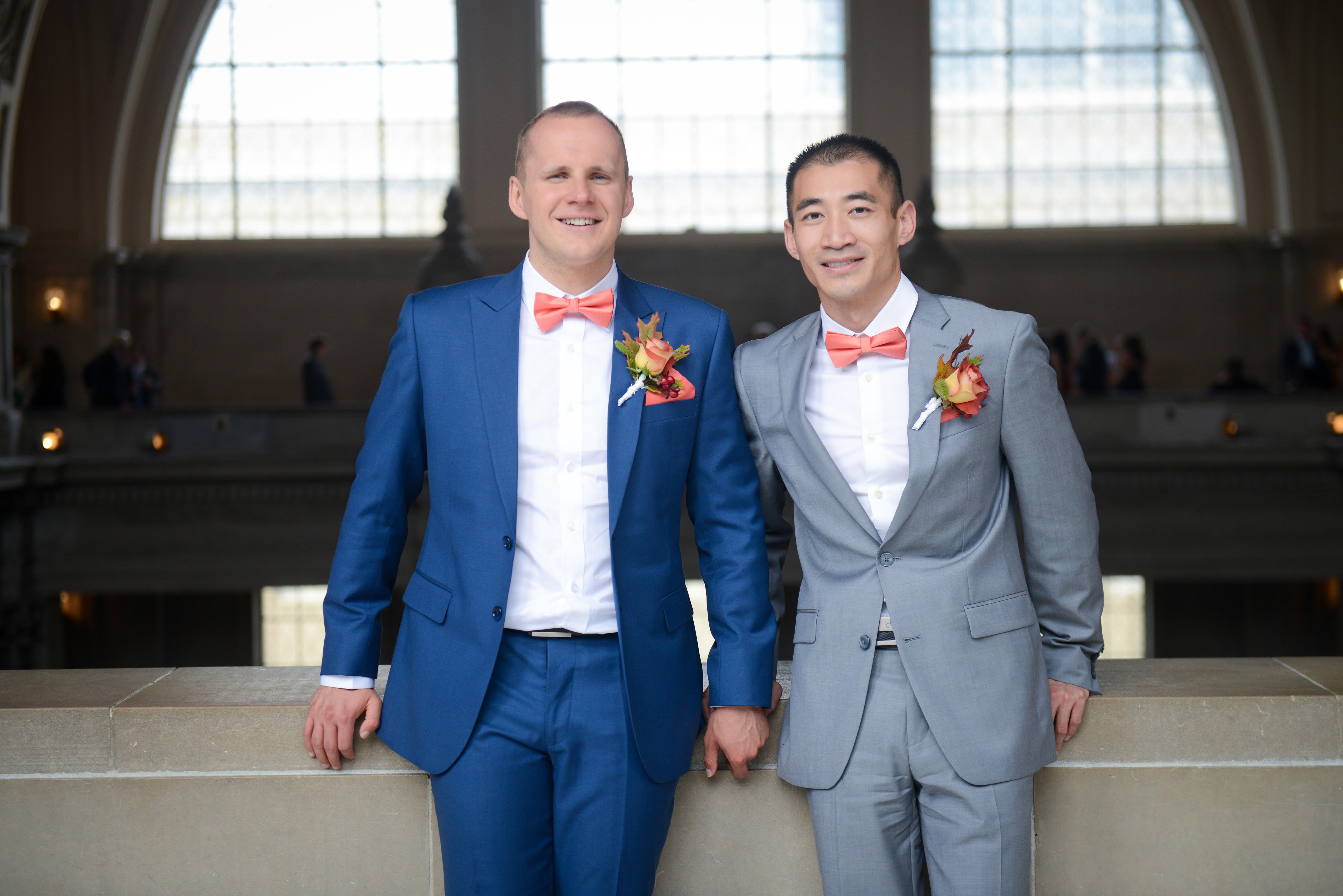 Wedding - Zhibo and Mathias City Hall, Baker's Beach, Fort Point, Palace of Fine Arts, San Francisco, CA 4