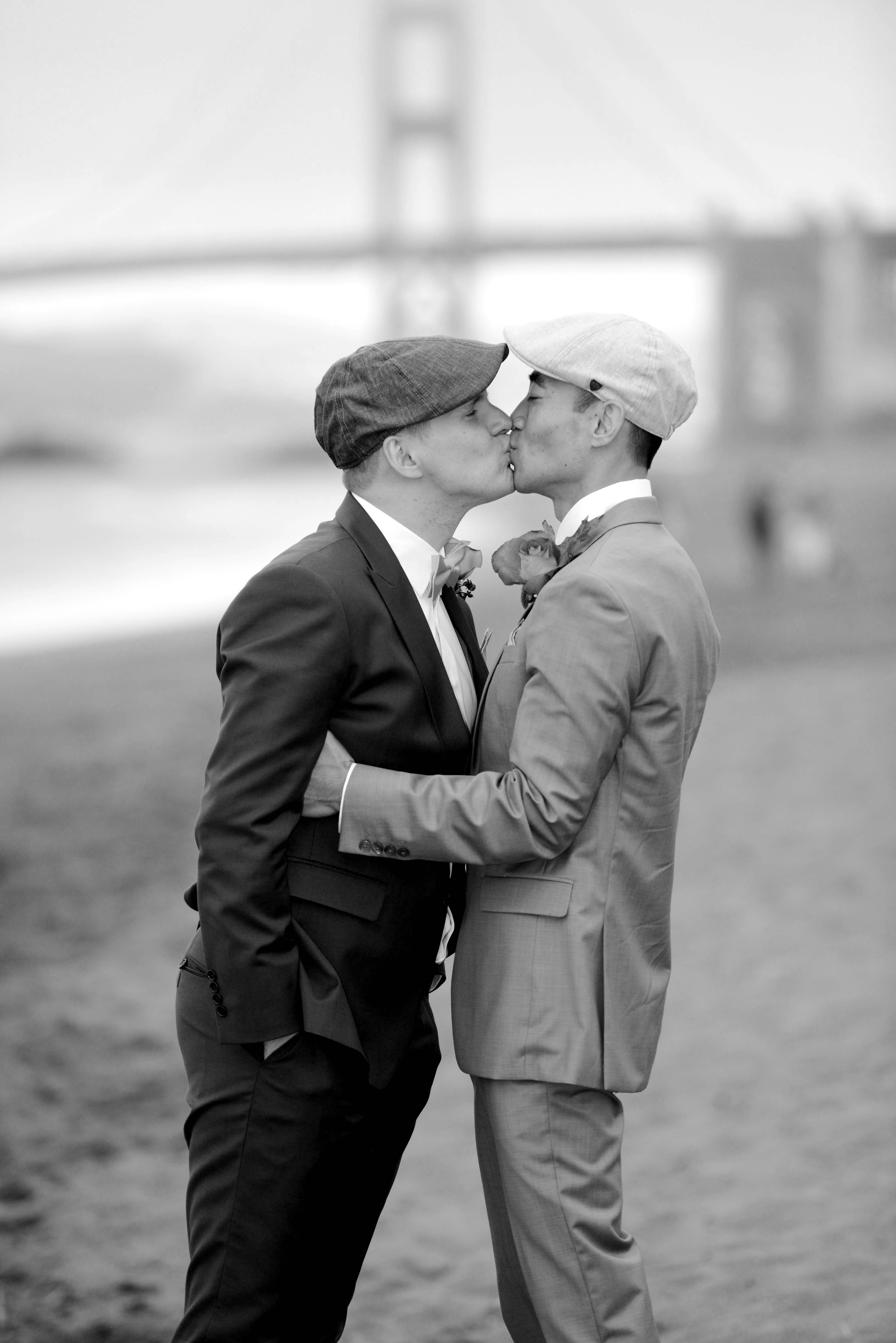 Wedding - Zhibo and Mathias City Hall, Baker's Beach, Fort Point, Palace of Fine Arts, San Francisco, CA 21