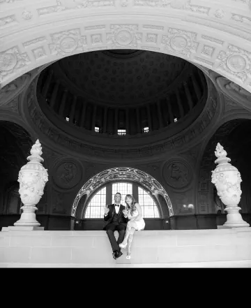 Wedding photography for Jabran and Konstancia at City Hall, San Francisco, CA