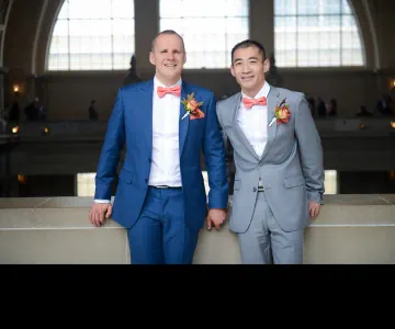 Wedding photography for Zhibo and Mathias at City Hall, Baker's Beach, Fort Point, Palace of Fine Arts, San Francisco, CA