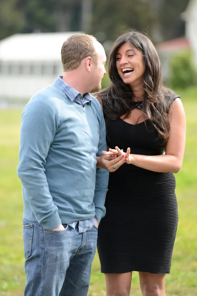 Engagement photography for Andrew and Marissa at Fort Baker, Sausalito, CA