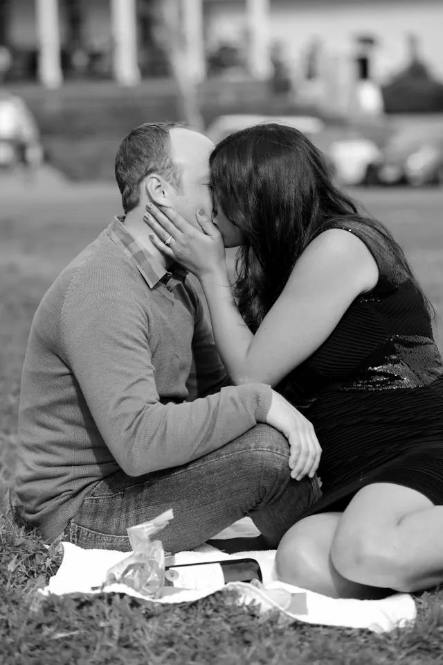 Engagement photography for Andrew and Marissa at Fort Baker, Sausalito, CA
