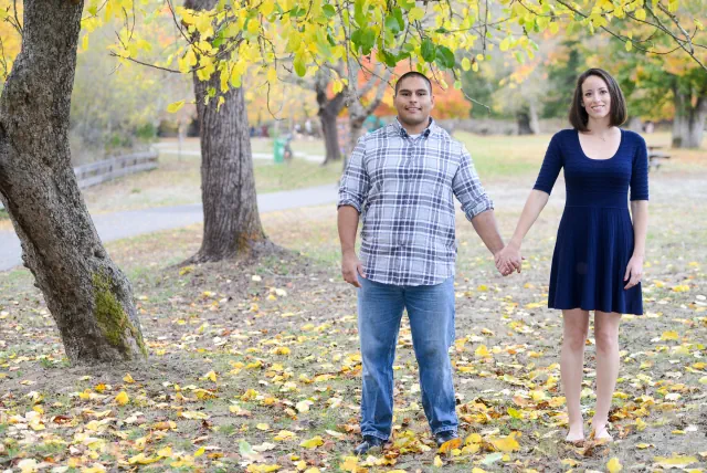 Engagement photography for Gary and Alyssa at Redwood Regional Park, Oakland, CA