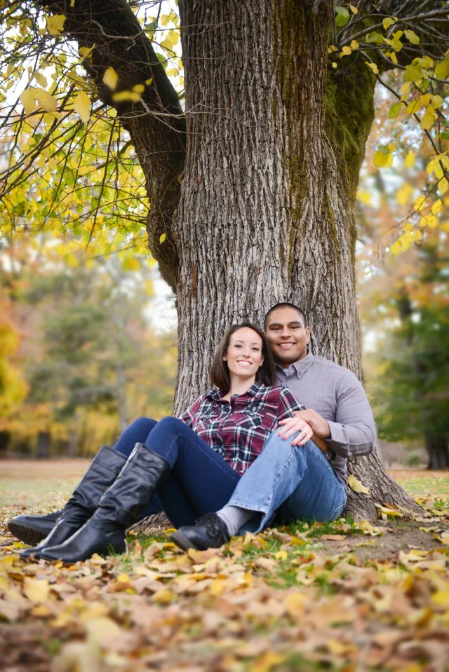 Engagement photography for Gary and Alyssa at Redwood Regional Park, Oakland, CA