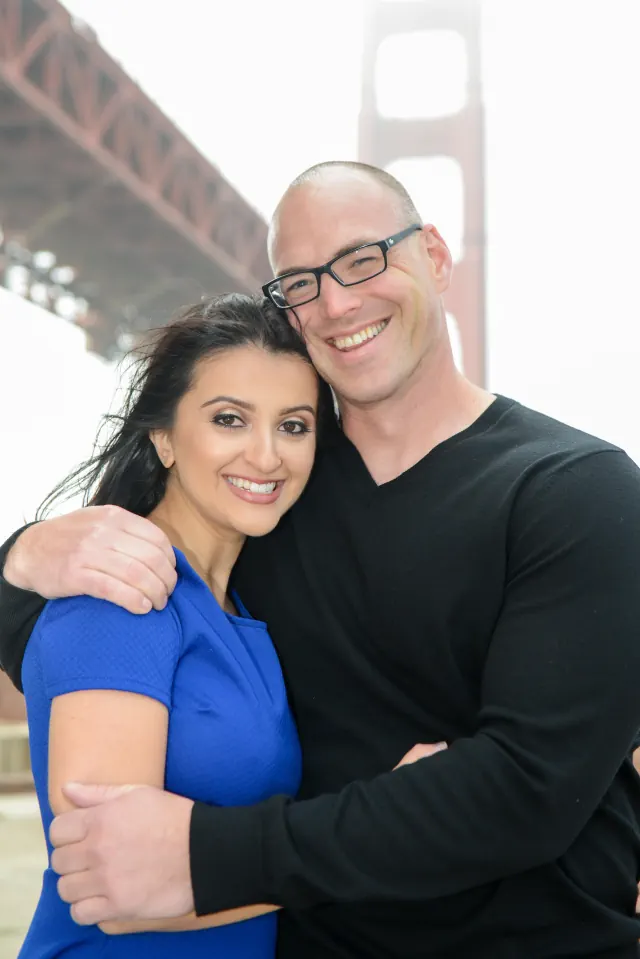 Engagement photography for John and Natalie at Fort Point, San Francisco, CA