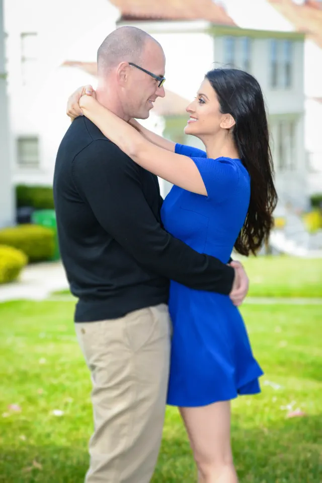 Engagement photography for John and Natalie at Fort Point, San Francisco, CA