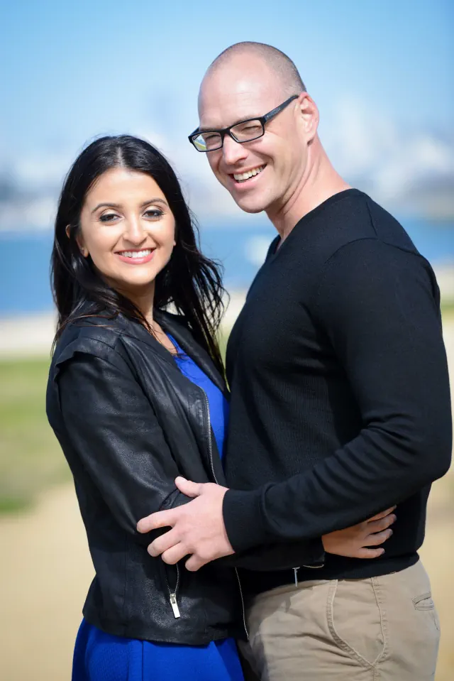Engagement photography for John and Natalie at Fort Point, San Francisco, CA