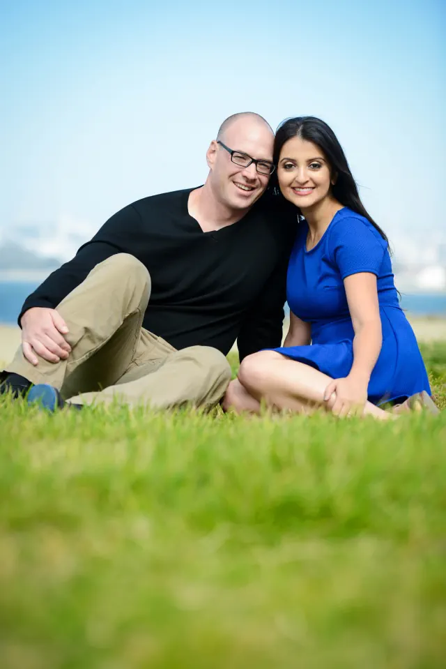Engagement photography for John and Natalie at Fort Point, San Francisco, CA