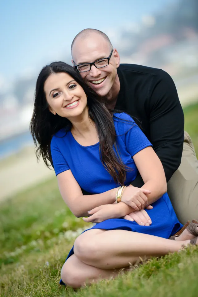 Engagement photography for John and Natalie at Fort Point, San Francisco, CA