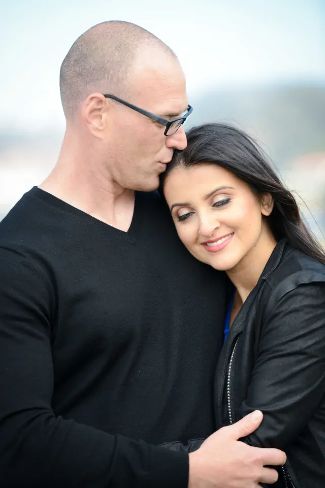 Engagement photography for John and Natalie at Fort Point, San Francisco, CA