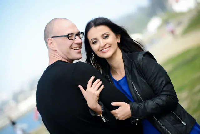 Engagement photography for John and Natalie at Fort Point, San Francisco, CA
