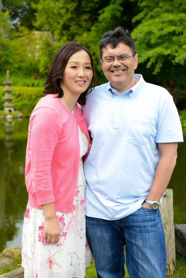Engagement photography for Manny and Catherine at Japanese Tea Garden, San Francisco, CA