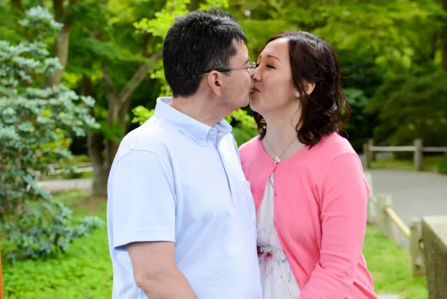 Engagement photography for Manny and Catherine at Japanese Tea Garden, San Francisco, CA