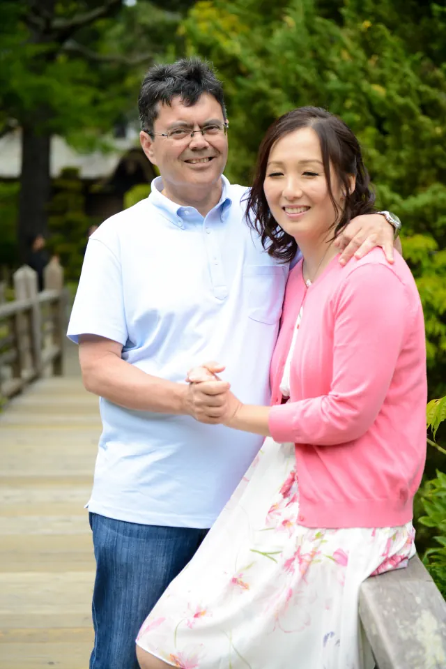 Engagement photography for Manny and Catherine at Japanese Tea Garden, San Francisco, CA