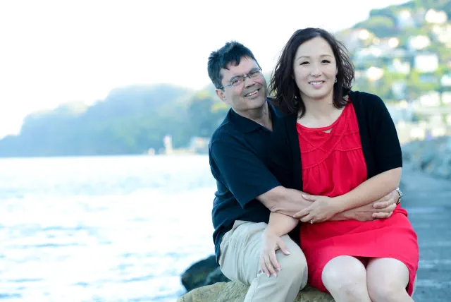 Engagement photography for Manny and Catherine at Japanese Tea Garden, San Francisco, CA