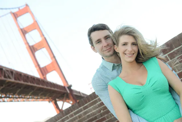 Engagement photography for Nick and Marissa at Fort Point, San Francisco, CA & Battery Spencer, Sausalito, CA
