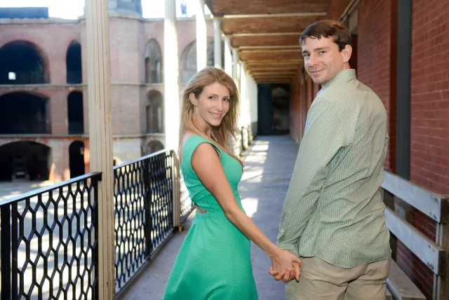 Engagement photography for Nick and Marissa at Fort Point, San Francisco, CA & Battery Spencer, Sausalito, CA