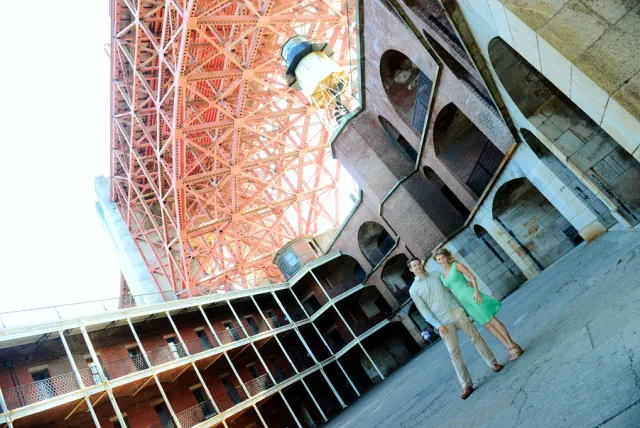 Engagement photography for Nick and Marissa at Fort Point, San Francisco, CA & Battery Spencer, Sausalito, CA
