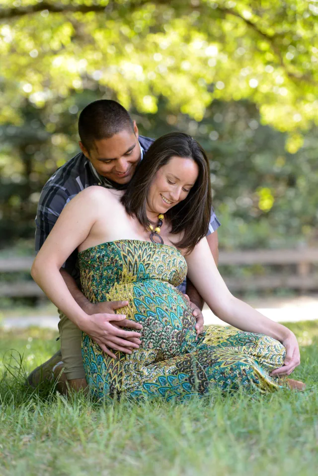 Maternity photography for Gary and Alyssa at Redwood Regional Park, Oakland, CA