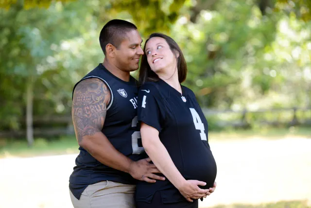 Maternity photography for Gary and Alyssa at Redwood Regional Park, Oakland, CA