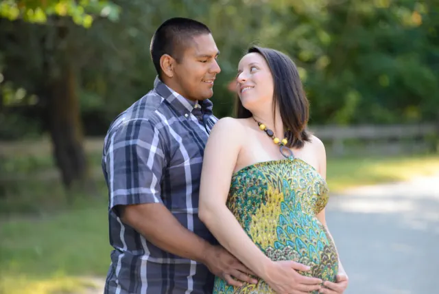 Maternity photography for Gary and Alyssa at Redwood Regional Park, Oakland, CA