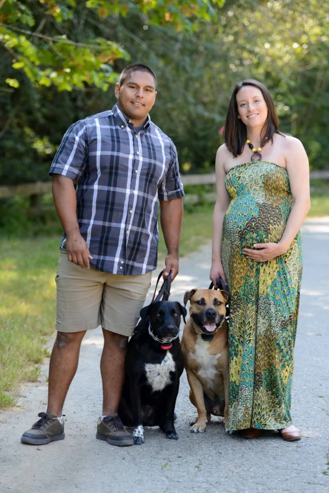Maternity photography for Gary and Alyssa at Redwood Regional Park, Oakland, CA