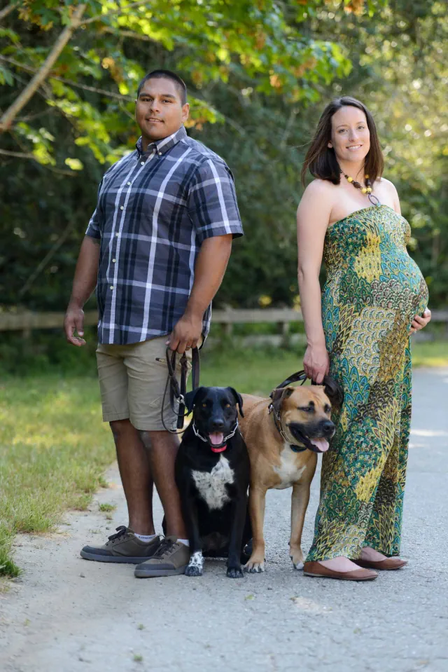 Maternity photography for Gary and Alyssa at Redwood Regional Park, Oakland, CA