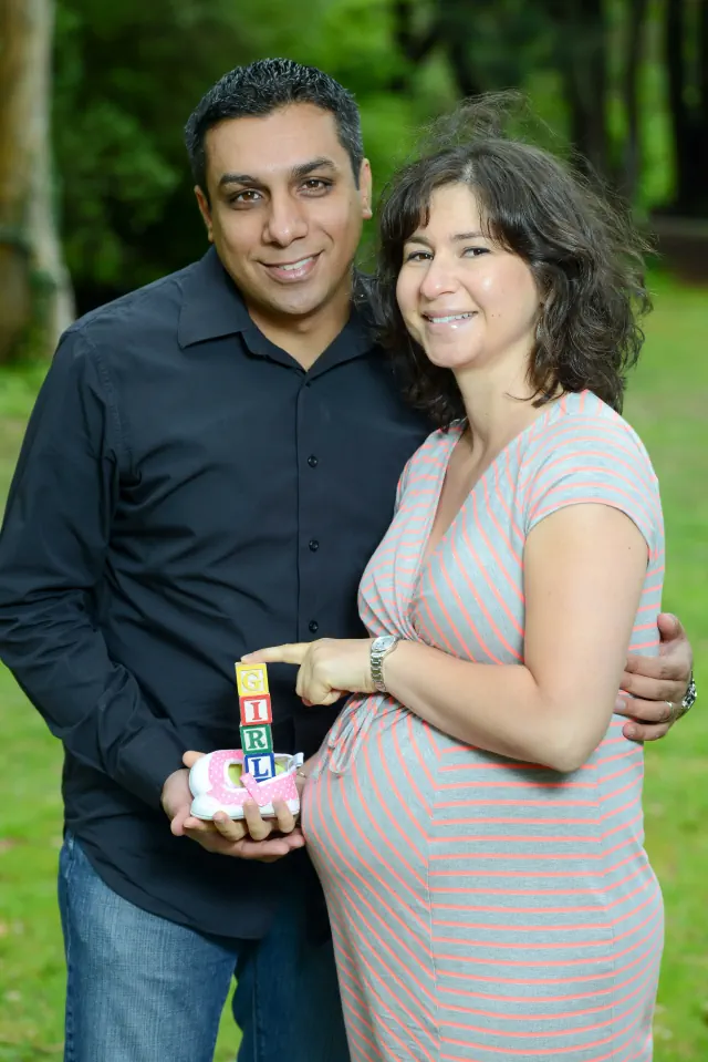 Maternity photography for Gaurav and Denise at Golden Gate Park, San Francisco, CA