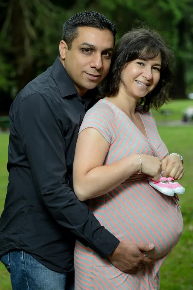 Maternity photography for Gaurav and Denise at Golden Gate Park, San Francisco, CA